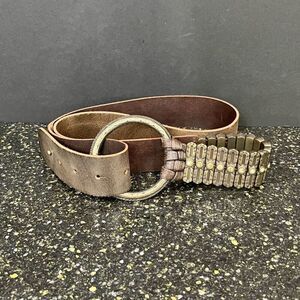 Antoniazzi (Firenze) Dark Brown Genuine Leather Belt. Size XL | Made in Italy
